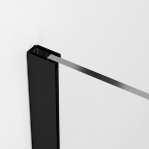 Paravan de dus SanSwiss, Easy, 90 x 200 cm, profil negru mat - Img 4