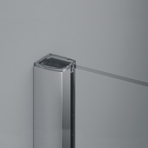 Paravan dus Sanswiss, Easy, profil crom lucios, 100 x 200 cm - Img 3