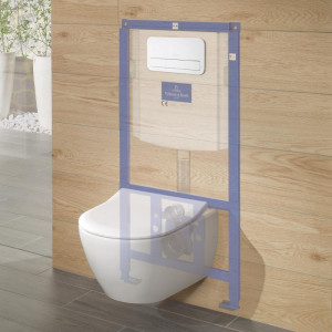 Rezervor ingropat Villeroy and Boch, ViConnect, pentru vas wc suspendat, 111 cm - Img 4
