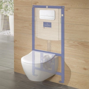 Rezervor ingropat Villeroy and Boch, ViConnect, pentru vas wc suspendat, 111 cm - Img 4