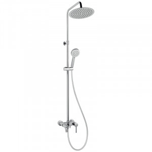 Set de dus cu baterie cada - dus, Ferro, Fiesta, crom