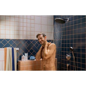 Set de duș Hansgrohe Activera Select S 95 EcoSmart, 2 jeturi, cu suport și furtun 160 cm, crom - Img 3