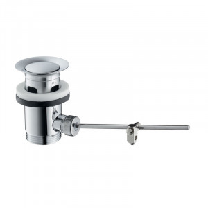 Baterie bideu Hansgrohe, Logis, cu ventil, crom - Img 3