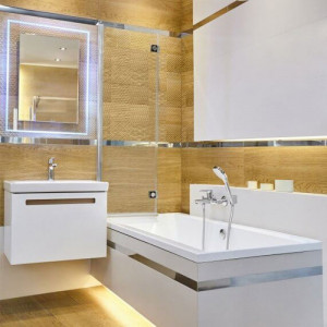 Baterie cada-dus Hansgrohe, Talis E, crom - Img 3