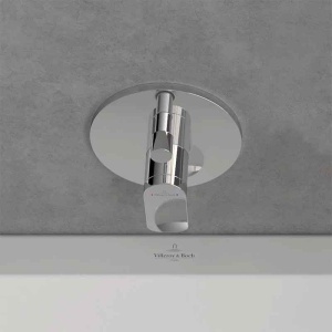 Baterie cadă-duș Villeroy&Boch, O.Novo, montaj încastrat, parte vizibilă, crom - Img 6