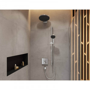 Baterie de dus, Hansgrohe, ShowerSelect, cu doua functii, crom - Img 3