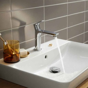 Baterie de lavoar Hansgrohe, Rebris E 110, CoolStart, fără ventil, crom - Img 6