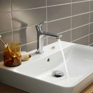 Baterie de lavoar Hansgrohe, Rebris E 110, CoolStart, fără ventil, crom - Img 6