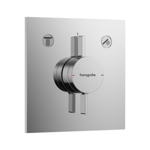 Baterie duș Hansgrohe, DuoTurn E, crom