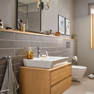 Baterie lavoar cu ventil, Hansgrohe, Rebris E 110, crom - Img 4
