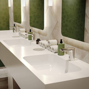 Baterie lavoar electronica, Hansgrohe, Vernis Blend, h100, cu ajustare temperatura, crom - Img 7