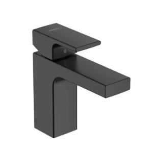 Baterie lavoar, Hansgrohe, Vernis Shape 100, fără ventil, negru mat