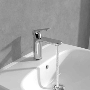 Baterie pentru lavoar Villeroy&Boch, O.Novo 100, fara ventil, crom - Img 2