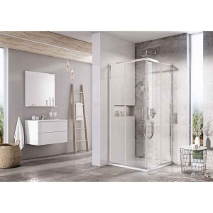 Cabina dus, Ravak, Blix Slim , BLSRV2-90, 90x90x195 cm, profil crom - Img 4
