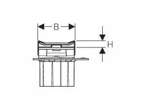 Capac pentru rigola dus Geberit, CleanLine 20, 30 - 90 cm, lucios/periat - Img 4