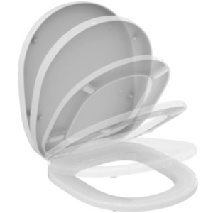 Capac WC Ideal Standard, Connect, cu soft close si quick release, alb - Img 6