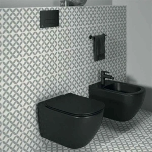 Capac WC Ideal Standard, pentru WC Tesi RimLS+, soft close, quick release negru mat - Img 5