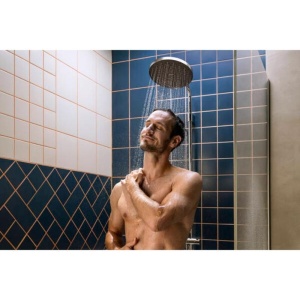 Coloană de duș Hansgrohe, Activera S, cu baterie termostatică Ecostat Fine, crom - Img 3