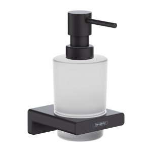 Dozator sapun lichid, Hansgrohe, AddStoris, negru mat