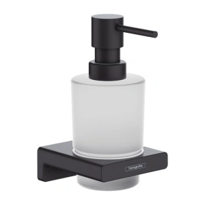 Dozator sapun lichid, Hansgrohe, AddStoris, negru mat