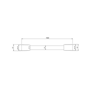 Furtun de duș Villeroy&Boch, Universal Showers, 160 cm, brushed nickel - Img 5