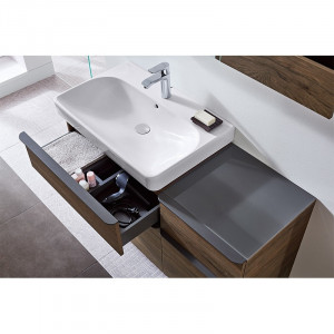 Lavoar Geberit, Smyle Square, 75 cm, alb - Img 7