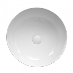 Lavoar pe blat, Fluminia, Cupido, 42 cm, cu baza poligonală, alb - Img 3