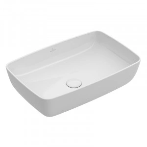 Lavoar pe blat, Villeroy & Boch, Artis, dreptunghiular, 58 x 38,5 cm, alb alpin
