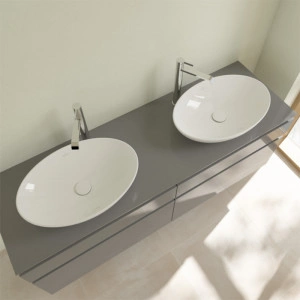Lavoar pe blat, Villeroy & Boch, Loop & Friends, oval, 56 cm, alb - Img 5