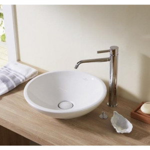 Lavoar pe blat Villeroy & Boch, Loop & Friends, rotund, 43 cm, alb - Img 3