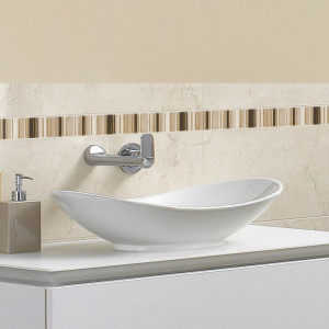Lavoar pe blat Villeroy & Boch, My Nature, 81 cm, alb, CeramicPLus - Img 4