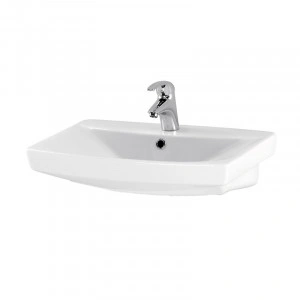 Lavoar suspendat Cersanit, Carina, 60 cm, alb