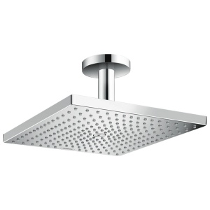 Palarie de dus, Hansgrohe, Raindance E 300, cu brat, crom