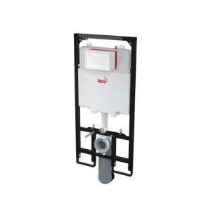 Rezervor wc incastrat AlcaDrain, Sadromodul, pentru instalari uscate (in gips-carton) 8.4 cm pentru vas wc suspendat