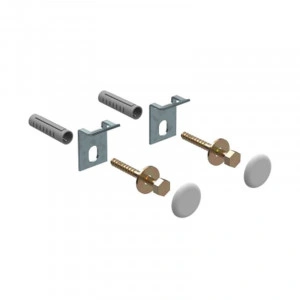 Set de fixare pentru pisoar, Geberit, Kerafix, capac alb