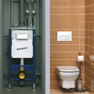 Set rezervor incastrat Geberit, Duofix, cu set fixare si clapeta alba, Delta 51, pentru vase WC suspendate - Img 2