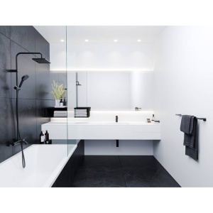 Sifon de lavoar, Hansgrohe, negru mat - Img 3