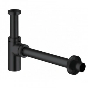 Sifon lavoar, Kludi, Design, G 1 1/4 x 32 mm, negru mat