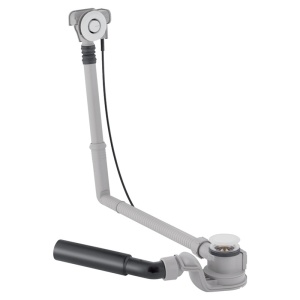 Sifon pentru cada, Geberit, cu preaplin, PushControl, d52, cu set de instalare, crom