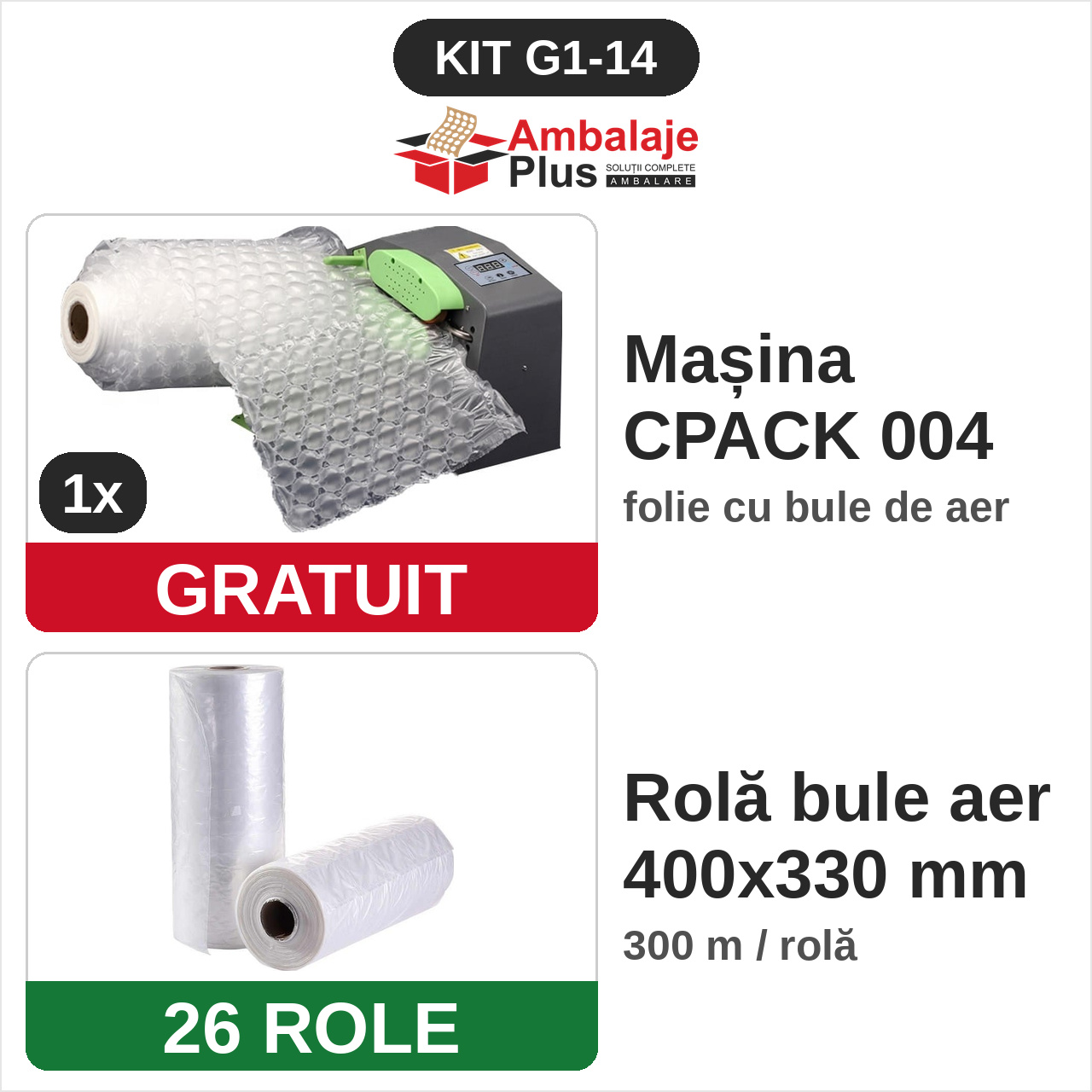 Masina de fabricat FOLIE cu BULE