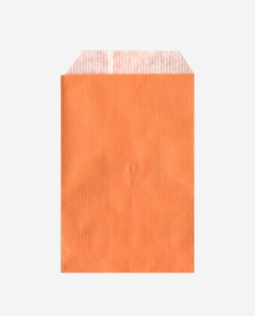Punga mercerie portocalie - 7x12 cm - lwc alb 70gr/m2 - 250 buc