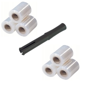 125 mm latime , Folie stretch manual transparenta - Img 2