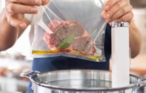 Pungi vid pentru gatire sous-vide 200*300 mm 100 buc/ pachet ( 100 ° C) - Img 2