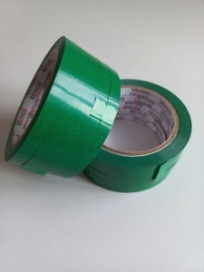 Banda adeziva pentru inchis pungi 9 mmx50 m, verde, 8 buc/ set - Img 2