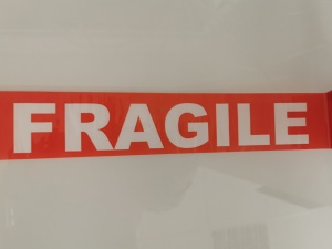 Banda adeziva FRAGILE, 50*66, set 6 buc - Img 2