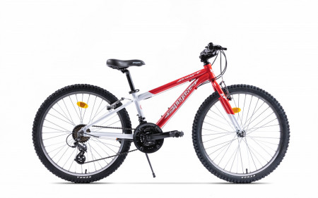 Bicicleta MTB Copii Pegas Mini Drumet 24'' Rosu Alb