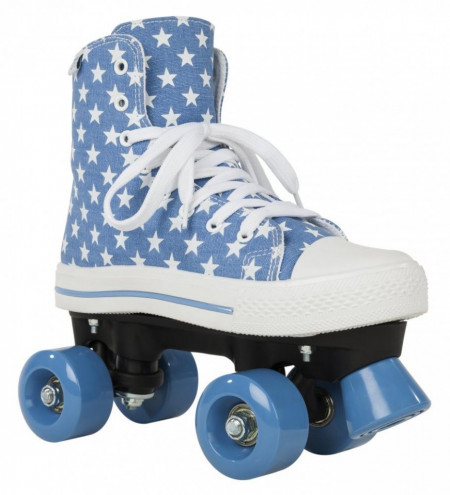 Role Rookie Canvas High Stars, Bleu-Alb