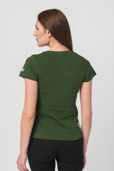 TRICOU LOGOMULTICOLOR FEMEI BOTTLE GRE - Img 3
