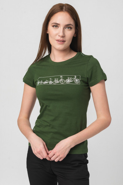 TRICOU LOGOMULTICOLOR FEMEI BOTTLE GRE - Img 4