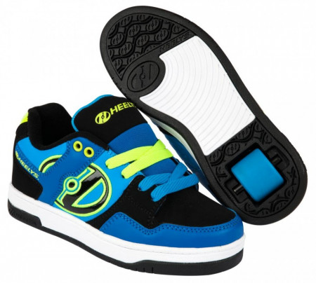 ROLE HEELYS FLOW 31 ALBASTRU, NEGRU LIME